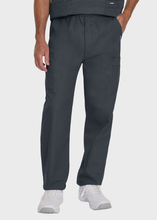 Landau Essentials Men's Straight-Leg Cargo Scrub Pants
