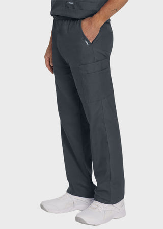 Landau Essentials Men's Straight-Leg Cargo Scrub Pants