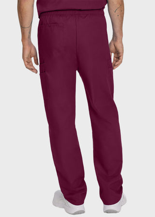 Landau Essentials Men's Straight-Leg Cargo Scrub Pants