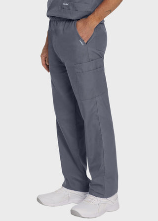 Landau Essentials Men's Straight-Leg Cargo Scrub Pants