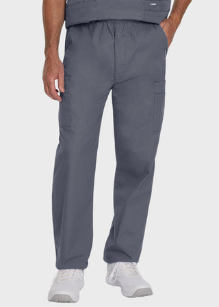 Landau Essentials Men's Straight-Leg Cargo Scrub Pants