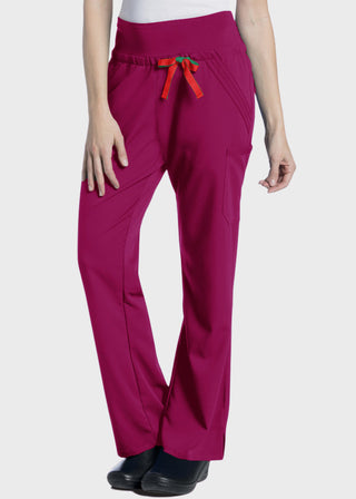 Landau Unisex REBECCA Contrast Waist Scrub Pant