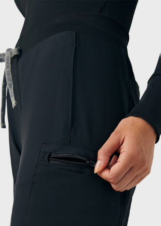 Landau Forward Women's Straight Leg Cargo Petite Scrub Pant