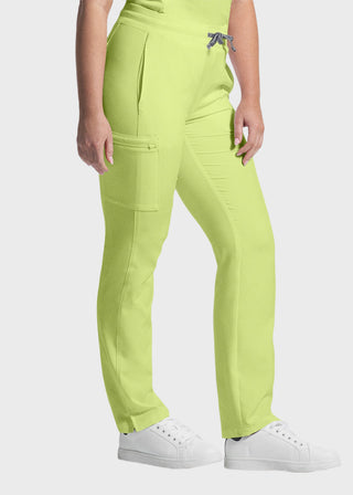 Landau Forward Women's Straight Leg Cargo Petite Scrub Pant