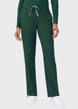 Landau Forward Women's Straight Leg Cargo Petite Scrub Pant
