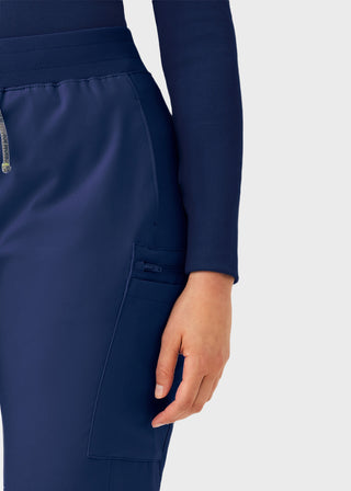 Landau Forward Women's Straight Leg Cargo Petite Scrub Pant