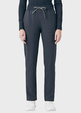 Landau Forward Women's Straight Leg Cargo Petite Scrub Pant