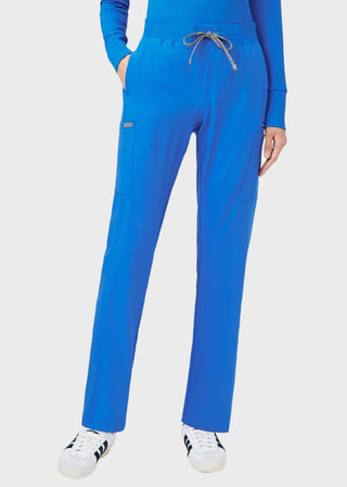 Landau Forward Women's Straight Leg Cargo Petite Scrub Pant