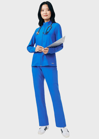 Landau Forward Women's Straight Leg Cargo Petite Scrub Pant