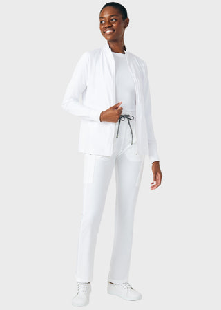 Landau Forward Women's Straight Leg Cargo Petite Scrub Pant