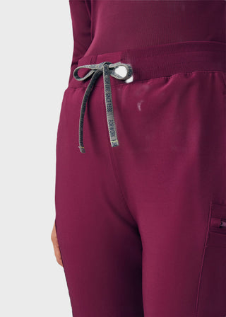 Landau Forward Women's Straight Leg Cargo Petite Scrub Pant