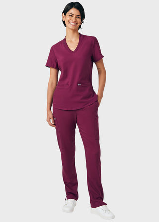 Landau Forward Women's Straight Leg Cargo Scrub Pant