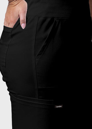 Landau ProFlex Women's Straight Leg Cargo Scrub Petite Pant