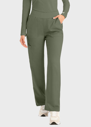 Landau ProFlex Women's Straight Leg Cargo Scrub Petite Pant