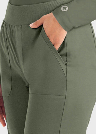 Landau ProFlex Women's Straight Leg Cargo Scrub Petite Pant