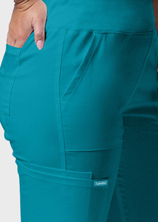 Landau ProFlex Women's Straight Leg Cargo Scrub Tall Pant