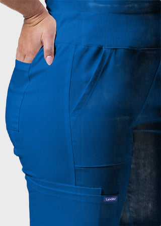 Landau ProFlex Women's Straight Leg Cargo Scrub Tall Pant