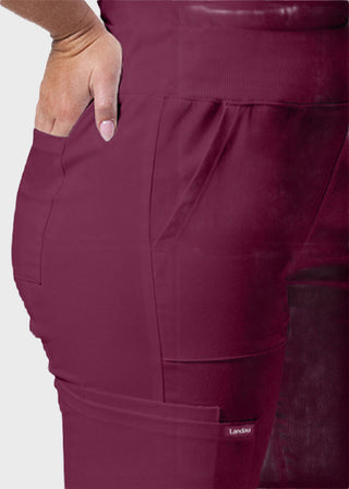 Landau ProFlex Women's Straight Leg Cargo Scrub Pant