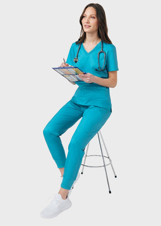 Landau ProFlex Women's Cargo Jogger Scrub Petite Pant