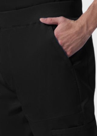 Landau ProFlex Men's Zip Fly Cargo Jogger Scrub Short Pant