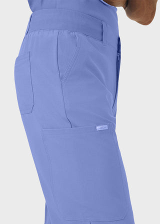 Landau Forward Men's Tapered-Leg Cargo Scrub Short Pants