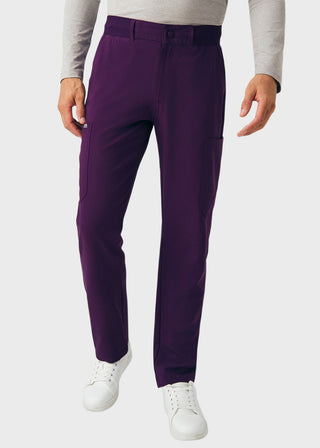 Landau Forward Men's Tapered-Leg Cargo Scrub Short Pants