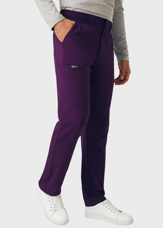 Landau Forward Men's Tapered-Leg Cargo Scrub Short Pants