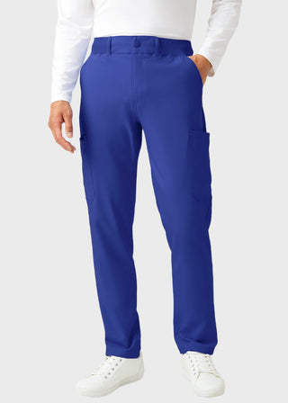 Landau Forward Men's Tapered-Leg Cargo Scrub Short Pants