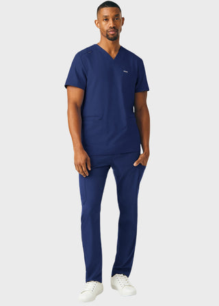 Landau Forward Men's Tapered-Leg Cargo Scrub Short Pants