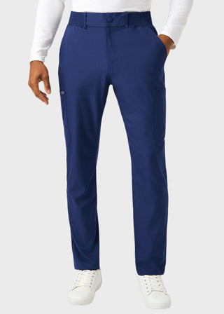 Landau Forward Men's Tapered-Leg Cargo Scrub Short Pants