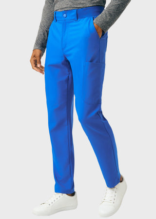 Landau Forward Men's Tapered-Leg Cargo Scrub Short Pants