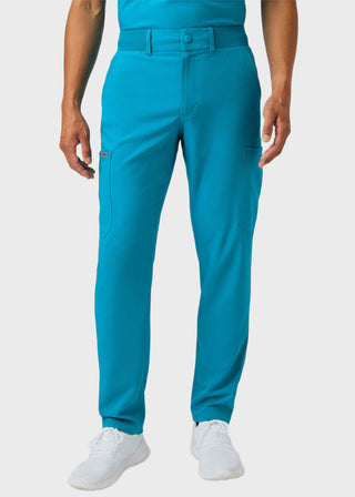 Landau Forward Men's Tapered-Leg Cargo Scrub Short Pants