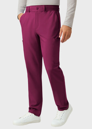 Landau Forward Men's Tapered-Leg Cargo Scrub Short Pants