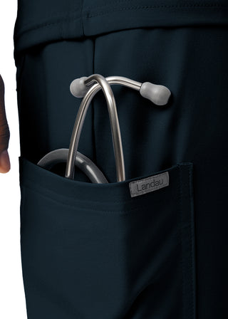 Landau Forward Men's Tapered-Leg Cargo Scrub Pants