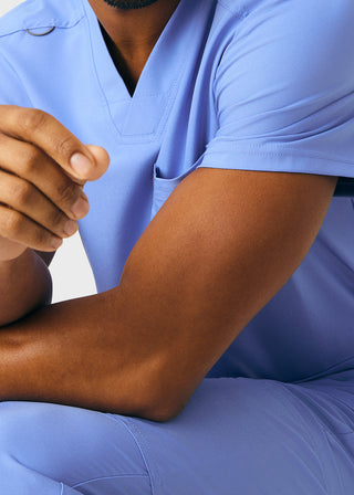 Landau Forward Men's Tapered-Leg Cargo Scrub Pants