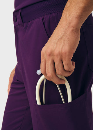 Landau Forward Men's Tapered-Leg Cargo Scrub Pants