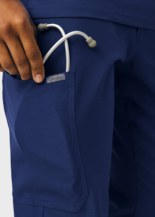 Landau Forward Men's Tapered-Leg Cargo Scrub Pants