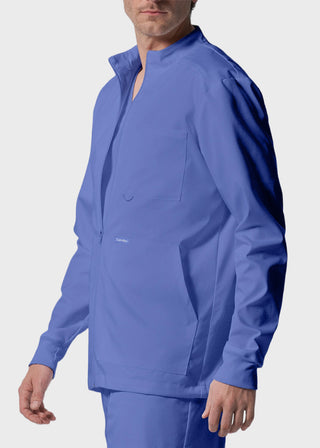 Landau ProFlex Men's Zip Front Mock Neck Scrub Jacket