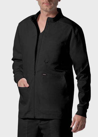 Landau ProFlex Men's Zip Front Mock Neck Scrub Jacket