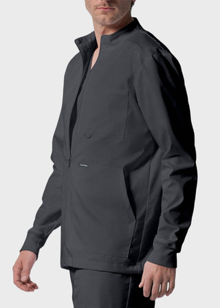 Landau ProFlex Men's Zip Front Mock Neck Scrub Jacket