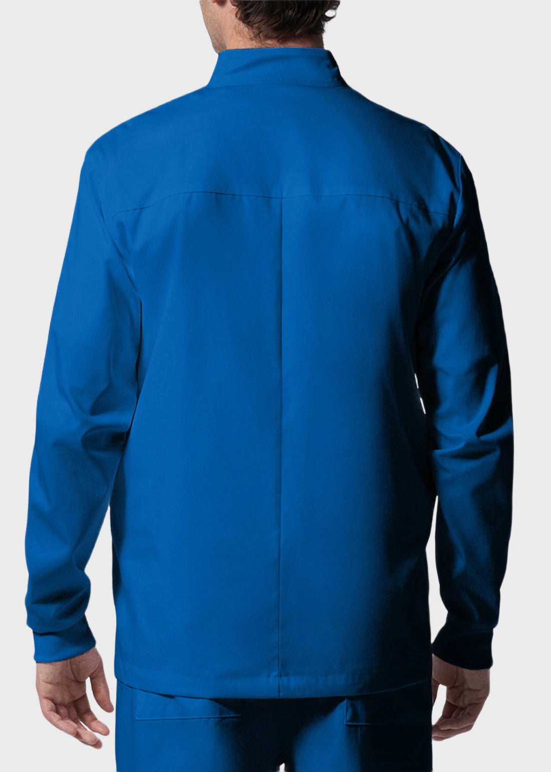 Landau ProFlex Men's Zip Front Mock Neck Scrub Jacket - LJ702