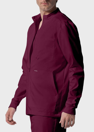 Landau ProFlex Men's Zip Front Mock Neck Scrub Jacket