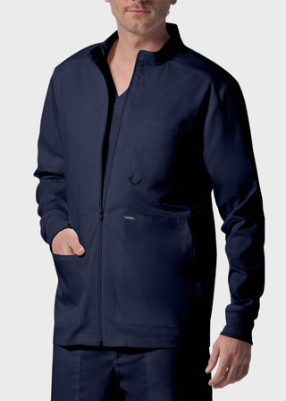 Landau ProFlex Men's Zip Front Mock Neck Scrub Jacket