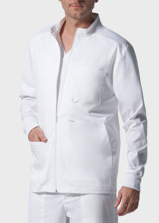 Landau ProFlex Men's Zip Front Mock Neck Scrub Jacket