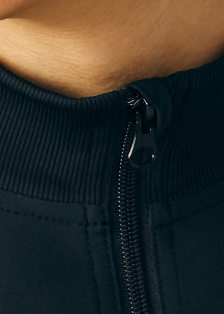 Landau Forward Men's Mock Neck Jacket With Rib Details