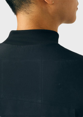 Landau Forward Men's Mock Neck Jacket With Rib Details