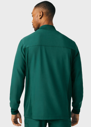 Landau Forward Men's Mock Neck Jacket With Rib Details