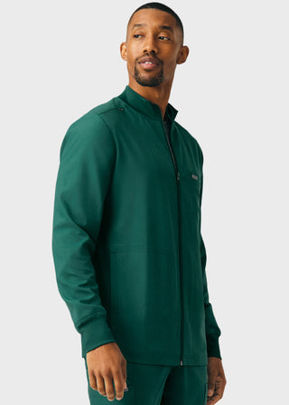 Landau Forward Men's Mock Neck Jacket With Rib Details