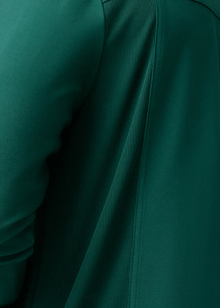 Landau Forward Men's Mock Neck Jacket With Rib Details