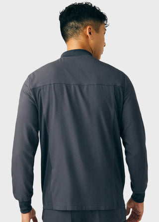 Landau Forward Men's Mock Neck Jacket With Rib Details